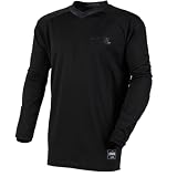 O'NEAL | Motocross-Trikot | Enduro Motorrad | Passform für Maximale Bewegungsfreiheit, Eingenähter Ellbogenschutz, Atmungsaktiv | Element Jersey Classic | Erwachsene | Schwarz | Größe XL