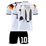 Generisch Fussball Trikot Set 2026 Heim Auswärts Ausführung mit Passendem Shirt, Hose und Socken, Geschenk für Erwachsene und Kinder, Sportbekleidung für Training und F