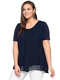 Sheego Damen Große Größen Blusenshirt im Lagenlook Businessmode klassisch R