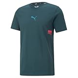 PUMA Fussball Street T-Shirt Beige Gruen, S H