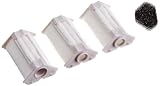 Dennerle Corner Filter Element 40/60, 3er Pack - 3x Filterelement inkl. 1 Filterschwamm - Ersatzkartusche für Eck