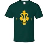 Kenny Clark Green Bay Football Player Fan Big Head T T-Shirts Hemden(Small)