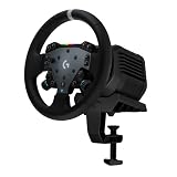 Logitech G RS50 System, 3-teiliges Sim-Racing-Lenkrad-Setup – RS50-Radbasis mit 8 Nm Direktantrieb, RS Wheel Hub mit 13 Tasten und RS-Rundrad 28 cm – Für PS5/PS4/PC - Schw