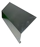 Traufblech 1 m lang Aluminium 0,8 mm (klein)