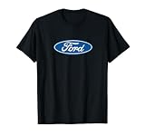Ford, ovales Logo im Used-Look, Blau T-S