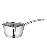 Küchenprofi Kochtopf 10cm, 250ml | Edelstahl | Buttertopf Induktion | Milchkännchen mit Ausguss | mit praktischer Messskala | Kochtopf | für alle Herdarten geeig