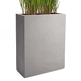 Pflanzwerk® Pflanzkübel Divider Grau 72x60x25cm *Frostbeständiger Blumenkübel* *UV-Schutz* *Qualitätsware*