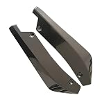 Für Peugeot 206 208 308 307 207 3008 407 508 408 Hatch SW CC RCZ Auto Hintere Stoßstange Streifen Lip Spoiler Diffusor Splitter Heckspoiler Kofferraumspoiler (Color : Schwarz)