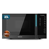Cecotec Proclean 5130 Digitale Mikrowelle mit Grill, 23 l, 800 W und 1000 W Grill, Gleichmäßiges Kochen, 5 Leistungsstufen, Auftaufunktion, Timer 60 Minuten, Drehteller 285
