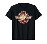 Sunshine Boy Graphic Arts Vintage Indian Riders T-Shirt, Unisex, Schwarz, S, Kurzarm, Motorrad-T-S