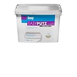 Knauf Fein 11 kg 1 mm EASYPUTZ, Körnung, schneeweißer, mineralischer Dekorputz, hochwertig, zum einfachen Aufrollen auf Wand oder Decke im Innenbereich, atmungsaktiv, Weiß