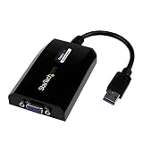 StarTech.com USB 3.0 auf VGA Video Adapter - Externe Multi Monitor Grafikkarte für PC und MAC - 1920x1200 / 1080p - VGA Display Adap