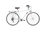 Letoule Tropaiz Citybike, 28 Zoll, 6 Gänge, Stahl, Schnee, Weiß, Größe 54