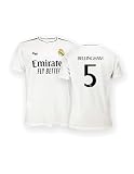 Real Madrid Home Trikot Saison 24/25, Bellingham, M, Replik Shirt Mit Offizieller L