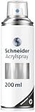 Schneider Paint-It 030 Supreme DIY Acryllack (hochdeckende Sprühfarbe, UV-beständig, 200 ml, Acrylspray für fast alle Untergründe)