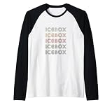 Love Heart Icebox Tee Grunge im Vintage-Stil, schwarze Eisbox Rag