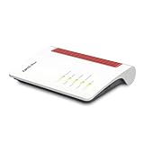 FRITZ!Box 7510 (Wi-Fi 6 DSL-Router (WLAN AX), bis zu 600 MBit/s (2,4 GHz), VDSL-Supervectoring 35b bis zu 300 MBit/s, WLAN Mesh, DECT-Basis, Media Server, geeignet für Deutschland)