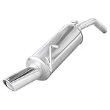 Prowler PE207.01.XR90 100% Edelstahl Sportauspuff Peut 207 1.4 16V 90PS 2006-Ø 42 1x90mm X-Re, INOX