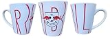 RB Leipzig Tasse - RBL Dynamic - rot/weiß | Con Mug | Kaffeetasse RBL