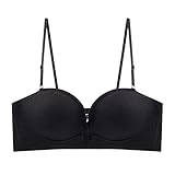 Unterwäsche Für Damen, BH Sexy Mode Stil rutschfest, Bustier Push Up Bralette Anti Sagging Seitliche Brüste Anti Durchhängen Kleine Brüste Spurloser Kabelloser BH Mit Vorderer S