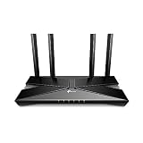 TP-Link Archer AX10 Wi-Fi 6 WLAN Router (1202 Mbit/s 5 GHz, 300 Mbit/s 2,4 GHz, 4 × Gigabit LAN-Ports, Access Point Modus, HomeCare,kompatibel mit Alexa), schw