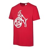 1. FC Köln T-Shirt Basic rot (DE/NL/SE/PL, Alphanumerisch, XL, Regular, Regular, Rot)