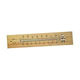 CAXUSD 2St Wandthermometer Innentemperaturanzeiger Küchenthermometersonde Haushaltsthermometer Vertikales Außenthermometer raumthermometer innen Innenthermometer vertikales T