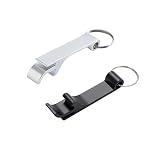 Flaschenöffner, 2 Stück Bier Flaschenöffner, Flaschenöffner Schlüsselanhänger, Aluminium Bierflaschenöffner, Multifunktionaler Bottle Opener, für Partys, Festivals, Versammlung