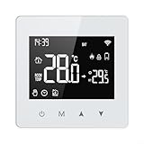 EpheyFIF Intelligenter programmierbarer Thermostat, Thermostat angetrieben durch Batterie, programmierbar, Smart-Home-Temperaturreg