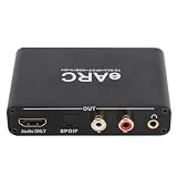 EARC Arc Sound Extractor, HD Multimedia Interface Optical 3,5mm Ausgangs -Audioadapter, 192 kHz Arc -Adapter für TV -Lautsprecherverstärker, Unterstützt PCM AC3 DTS DTS HD M