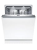 Bosch SBV6ZCX16E, Stiftung Warentest Testsieger*, Serie 6 XXL-Geschirrspüler 60 cm, vollintegriert, Besteckschublade, Made in Germany, PerfectDry, Extrem leise, Max Flex Körbe, Home C