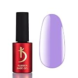 K Professional Rubber Base Gel - Base Coat Purple Haze -7ml- Unterlack - Nagellack - Lila Farben - Gelnäg