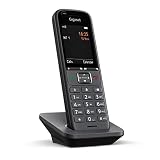 Gigaset S700H PRO – schnurloses Business DECT-Telefon mit großem Farbdisplay - brillante Audioqualität - Bluetooth 2.0 - LED für optische Rufanzeige, schw