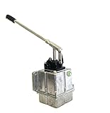 Uzman-Versand 25ccm Hydraulik Handpumpe mit 1 liter Tank + Handhebel, Hydraulikpumpe Hydraulische Hand-hebel-Pumpe Manuell Hydraulikhandpumpe (25ccm Pumpe mit 1 liter Tank)