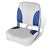 vidaXL Bootssitz Kissen Klappbar 41x36x48cm Bootsstuhl Steuerstuhl Ang