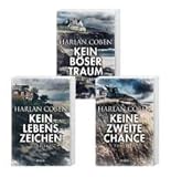 Geschenkidee Band 1-3 der Thriller Reihe von Harlan Coben 1. Kein Lebenszeichen & 2. Keine zweite Chance & 3. Kein Böser T