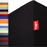 r-up Beste Spannbettlaken 200x220-220x240 bis 35cm Höhe viele Farben 95% Baumwolle / 5% Elastan 230g/m² Oeko-TEX stressfrei auch für Wasserbetten (schwarz)