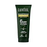 LUXÉOL - Wachstumsshampoo – wächst 6 cm in 3 Monaten* – Längeres Haar schneller – klinisch nachgewiesen – Formel aus natürlichem Ursprung – Rizinusöl, Amla & Ginseng (3) – 200