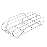 Flaroey Bräter Aus Edelstahl, Rippchenhalter für Rippchen zum Grillen, Barbecue und - BBQ-Rippchenhalter für Gasraucher C