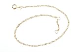 SILBERKETTEN STORE DEIN SCHMUCK ONLINE SHOP Fußkette Singapur - 1,8mm Breite - Länge wählbar 23-30cm - echt 333 G