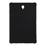 Shantime Hülle Kompatibel mit Samsung Galaxy Tab S4 10.5 SM-T835 LTE 2018, Ultra Dünne Weiche Flexible TPU Hülle Stoßfester Bumper Anti-Vergilbung Rückseitige Abdeckung(Schwarz)