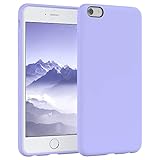EAZY CASE Premium Silikon Handyhülle kompatibel mit iPhone 6 Slimcover mit Kameraschutz und Innenfutter, Silikonhülle, Schutzhülle, Bumper, Handy Case, Hülle, Softcase, Lavendel L