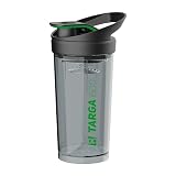 Rockitz Premium Protein Shaker 500ml - erstklassige Mischfunktion mit Infusion Sieb - für super cremige Fitness Eiweiß Shakes, Proteinshake Becher,Schwarz | Grü