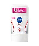 NIVEA Dry Comfort Deo Stick (50 ml), Anti-Transpirant für ein trockenes Hautgefühl, Deodorant mit 48h Schweiß-Schutz-Formel und 2 antibakteriellen Wirk