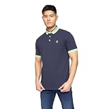 Crosshatch Cratmoore Poloshirt für Herren, Marineblau, M