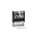 Selbstfärbender Stempel stempelfritz Gr.2 direkt hier Erstellen – personalisierter Firmenstempel, Adressstempel, Namensstempel oder Familienstempel – Gehäuse Schwarz-Schwarz, 47x18mm, max. 5 Z