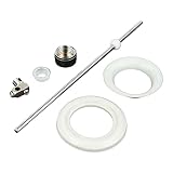 tecuro Zugstange für Exzenter Ab- und Überlaufgarnitur 205 mm x Ø 5 mm, Messing