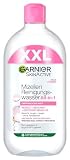 Garnier Mizellen Reinigungswasser, Für eine sanfte Gesichtsreinigung und schonendes Abschminken, Beruhigendes und feuchtigkeitsspendendes Gesichtswasser ohne Parfüm, SkinActive, XL-Format mit 700
