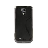Puro Silicon Cover für Samsung Galaxy S4 Mini schw