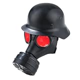Abdeckungskappe für Anhängerkupplung, Schutzkappe Anhängerkupplung Gasmaske Helm Form, Schwarz Anhängerkupplung Abdeckung Lustig Auto Trimmen für Anhängerkupplung